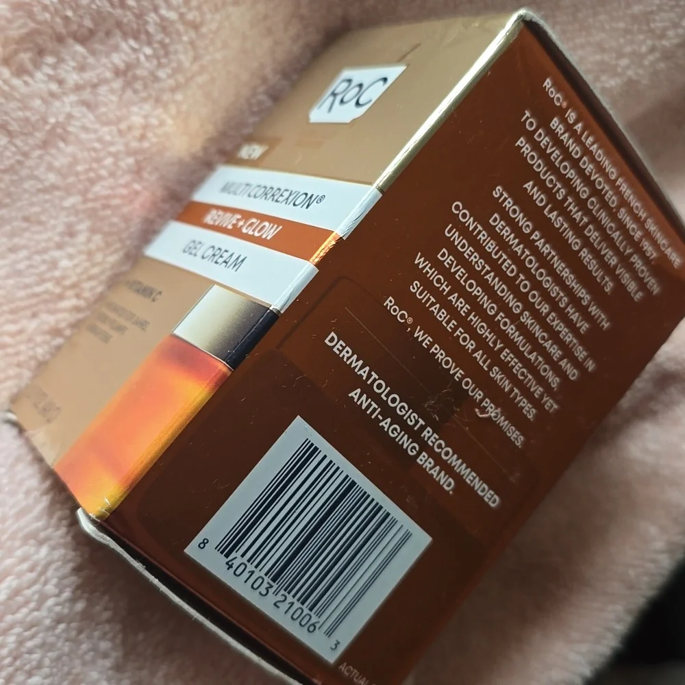 RoC Multi Correxion Revive + Glow Gel Vitamin C Cream 1.7 oz NIB